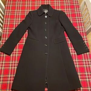 JCrew Black Wool coat 2P